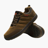 Herren Wanderschuhe mit Schnürverschluss und strukturierter Außensohle – Helles Braun