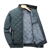 Fleecejacke Herren | Stehkragen Mit Reißverschluss – Grau