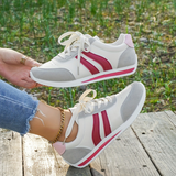 Adina – Bequemer Schnür Turnschuh – Rot
