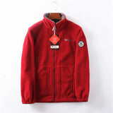 Winddichte und bequeme fleecejacke für herren – Rot