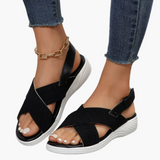 Atmungsaktive Sandalen für Damen - Bequem & Orthopädisch – Schwarz CrossFit