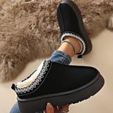 Audrey - Modische Schneestiefel – Schwarz