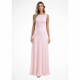 Elina | Damen Elegantes Plissee Maxi Kleid Formell – Plissee Maxi Elegant 2026 – Rosa