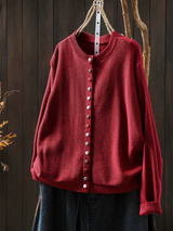 DER ELLERY | GRACE CARDIGAN – Rot