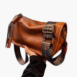 Crossbody Umhängetasche - Stilvolle Schultertasche für Damen – Braun