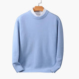 Feinstrick Pullover für Herren – Hellblau