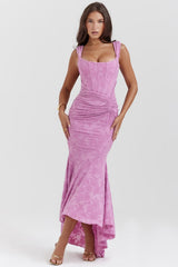 Amira | Maxikleid – Rosa