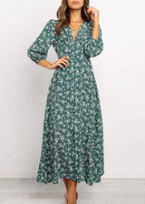 DE MELEINA KLEID – Grün