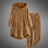 Meirya - Bequemes Zweiteiliges Tunika Set – Kamel