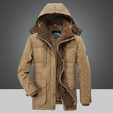 Magnus – Die ultimative Winterjacke für Herren, die Stil & Wärme vereint – Khaki