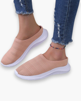Bequeme Damen Slip-On-Schuhe | Luftig & Alltagstauglich – Rosa