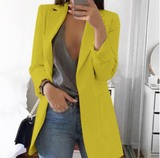 Trendy Damen Blazermantel - Elise – Gelb