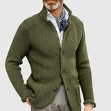 James | Geknöpfte Strickjacke – Grün