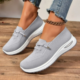 Amaryllis - gepolsterte orthopädische Slipper – Grau