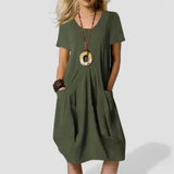 Amelia | Alltagstaugliches Kleid – Grün