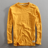 Axe – baumwollshirt mit langen armeln – Sonnengold