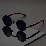 LunaShade – Runde Sonnenbrille – Schwarz