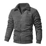Jarek - warme und vielseitige fleecejacke für herren – Schwarz