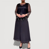 Digna™ – Elegantes Midi-kleid – Schwarz