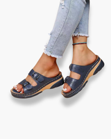 Damen Bequeme Sandalen | Trendige Sommerschuhe – Dunkelblau