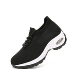 Comfysteps pro – die besten orthopädischen schuhe für damen – Schwarz (weiße Sohle)