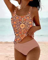 Natalee - Tankini-Badeanzug für Damen mit hoher Taille – Farbe01