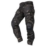 Taktische Cargo-Hose mit Knieschutz für Outdoor & Arbeit – Multicam zwart