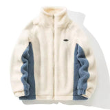 Herren Klassische Fleecejacke | Stehkragen – Beige
