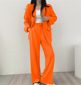 Camilla - Formeller lockerer Anzug – Orange