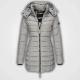 Wintermantel für damen – abigail – Grau