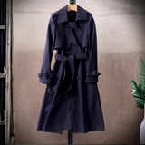 Tris - Gemütlicher Trenchcoat – Dunkelblau