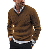 Eleganter Pullover für Herren – Braun
