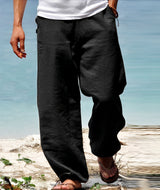 Theo - Hose Herren - für sonnige Outdoor-Spaziergänge – Schwarz