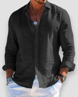 LUCAS | CASUAL HEMD HERREN – Schwarz