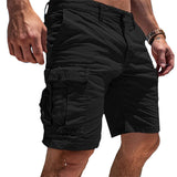 THARNULF | STILVOLLE HERREN-CARGO-SHORTS – Schwarz