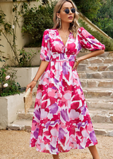 Die violette Kleid – Rosa