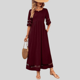 Silvie | Stilvolle und Elegante Kleid – Rot