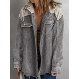 Elegante Damen Winter Daunenjacke – Grau