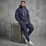 Mason - Herren Thermo Hoodie & Jogginghose Set – Dunkelblau