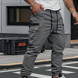 Mika | Cargo Stretch Jogger Hose – Grau