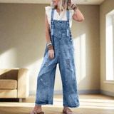 CARMELITA™ Verstellbarer Jumpsuit | Vintage Look Damen Outfit – Blau