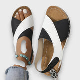 Elvina – Bequeme Sandalen für den Sommer – Schwarz