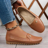 Avigayil - Leichte Orthopädische Leder Schuhe – Braun