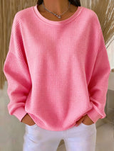 Lina - Strickpullover – Rosa
