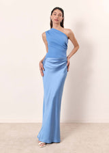 Aurora | Lässig-elegantes Kleid – Blau