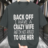 Crazy – Bequemes T-Hemd – Grau