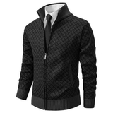 Luxuriöser Strickpullover für Herren - Oliver – Schwarz