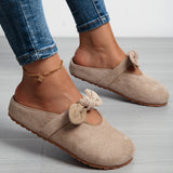 Minaya – Mules Mit Schleifenriemen – Khaki