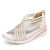 Earlene - Atmungsaktive und Stoßdämpfende Sandalen – Beige