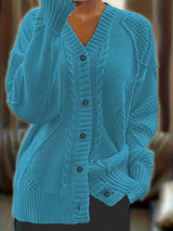 Arijia – Bequemer Strickpullover – Himmelblau